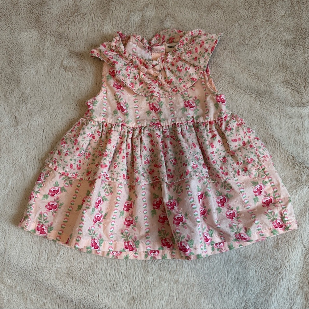 Nanette Lepore 3pc Pink Floral Kids Dress